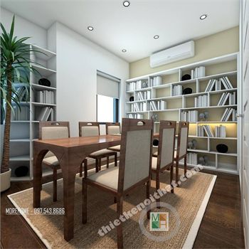 Ghế ăn bọc da hiện đại