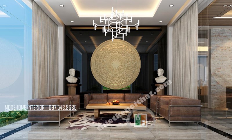 Mẫu thiết kế văn phòng công ty đẹp, sang